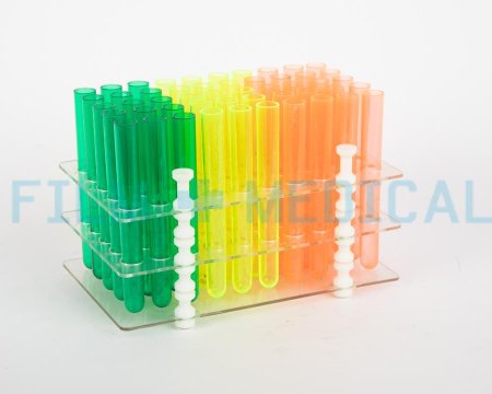 Dressed test tube rack